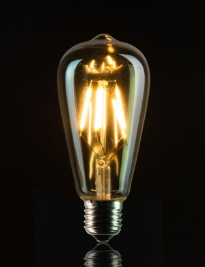 LED 에디슨 램프 4W ST64